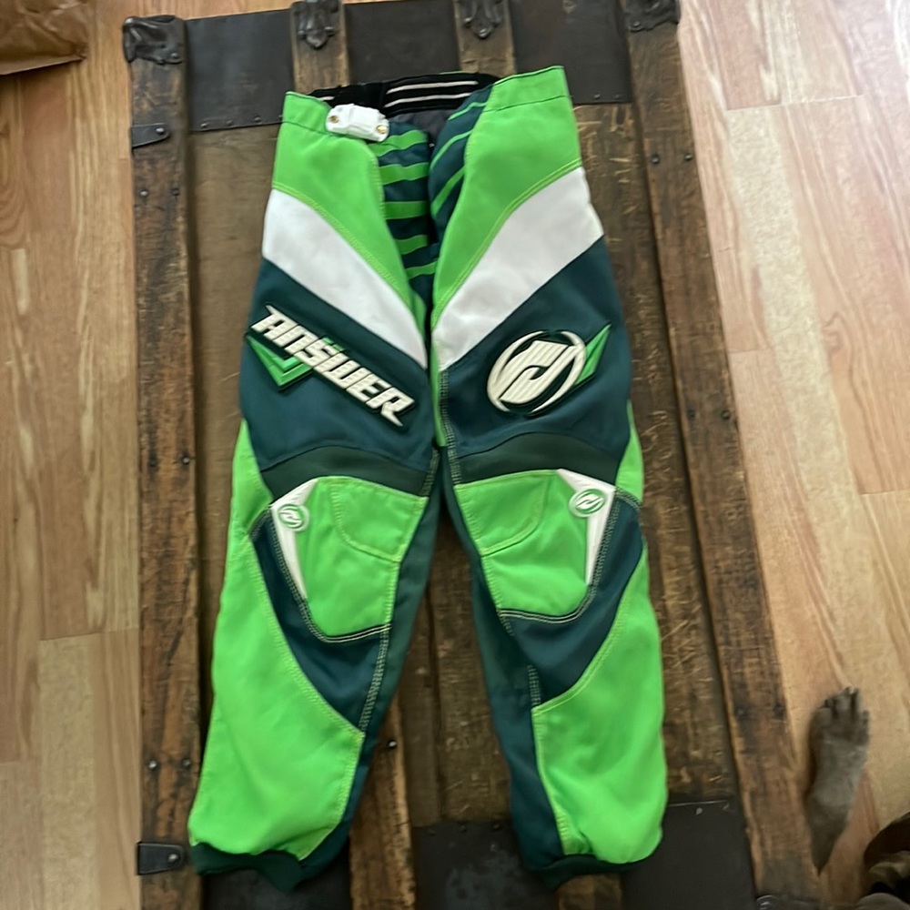 Youth answer racing pants kids size 22